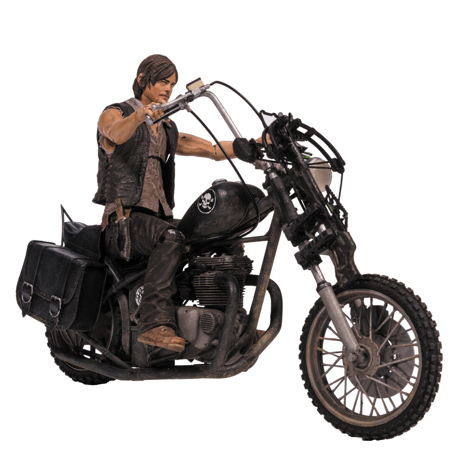 Ходячие Мертвецы: Дэрил Диксон с Мотоциклом (McFarlane Toys The Walking Dead TV Deluxe Box Set Daryl Dixon with Chopper)