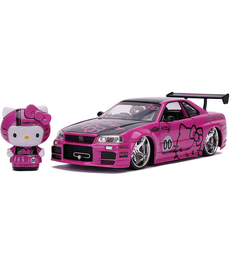 Хеллоу Китти - Ниссан Скайлайн (Diecast 2002 Nissan Skyline