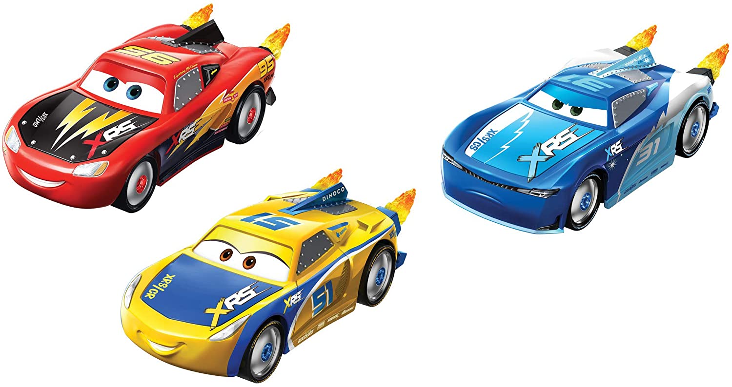 Тачки 3: Набор (Disney and Pixar Cars XRS Rocket Racing 3-Pack Toy Racers)