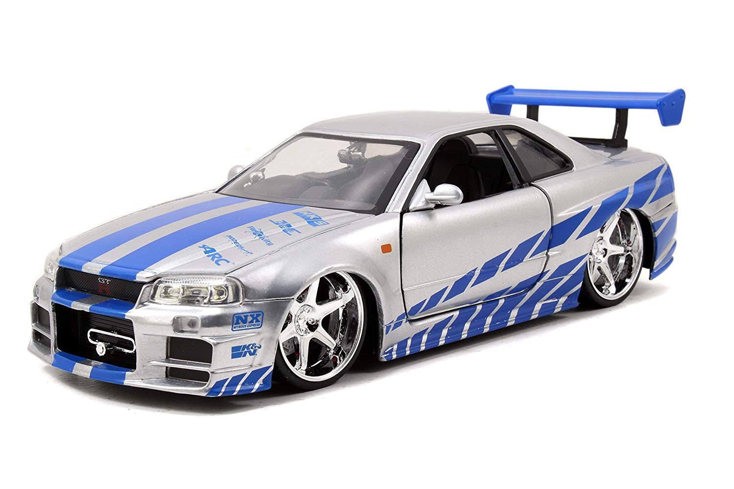 Машинка Форсаж Ниссан Скайлан (Fast and Furious Movie 1 Brian’s Nissan Skyline R34)