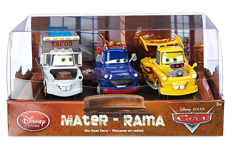 Игрушки Тачки Taco Truck Mater, Drag Star Mater, and Ivan Mater