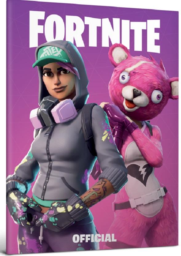 Fortnite Official. Блокнот рожевий у крапку #1