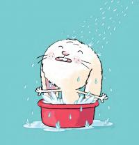 Зайченя купається — Йорг Мюле #14