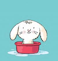 Зайченя купається — Йорг Мюле #16