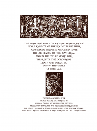 Книга Смерть Артура (графіка Обрі Бердслея) — Томас Мэлори #21