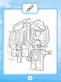 LEGO. Jurassic World. Розважайся та малюй. Книжка зі стікерами #2