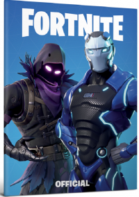 Fortnite Official. Блокнот синій у крапку #1