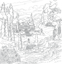 Двір шипів і троянд. Розмальовка — Сара Маас #8