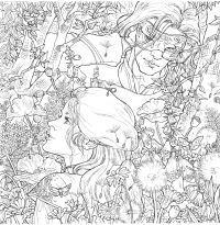 Двір шипів і троянд. Розмальовка — Сара Маас #14