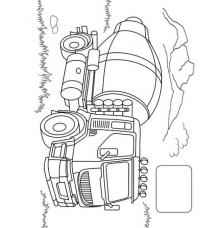 Збірка розмальовок. Машинки. Наліпка-зразок #7