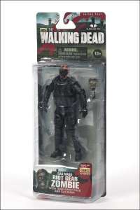 Ходячие Мертвецы: Зомби-Полицейский в Противогазе (McFarlane Toys The Walking Dead TV Series 4 Riot Gear Gas Mask Zombie Action Figure) #1