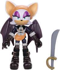 Фигурка Ёжик Соник - Тэйлз (Sonic The Hedgehog Collectible Tails Action Figure with Bendable Limbs and Spinable Friend Disk Accessory)