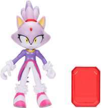 Фигурка Ёжик Соник - Тэйлз (Sonic The Hedgehog Collectible Tails Action Figure with Bendable Limbs and Spinable Friend Disk Accessory)